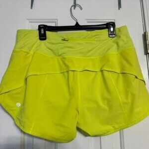 Lululemon Speed Up High-Rise Lined Short 4" Size 12